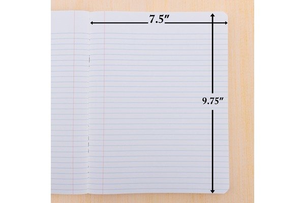 Composition notebook size