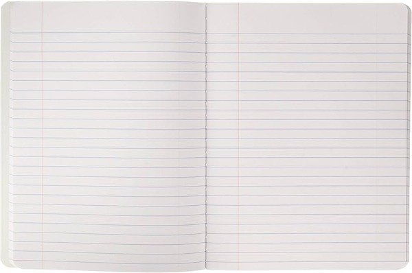 Wide ruled notebook