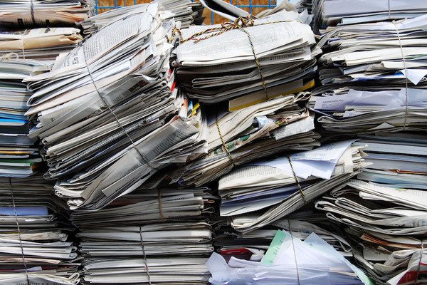 newspaper-bundles-for-paper-recycling