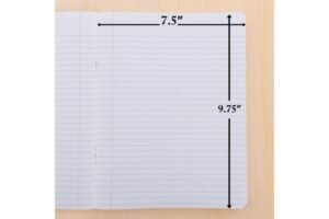 Composition notebook size