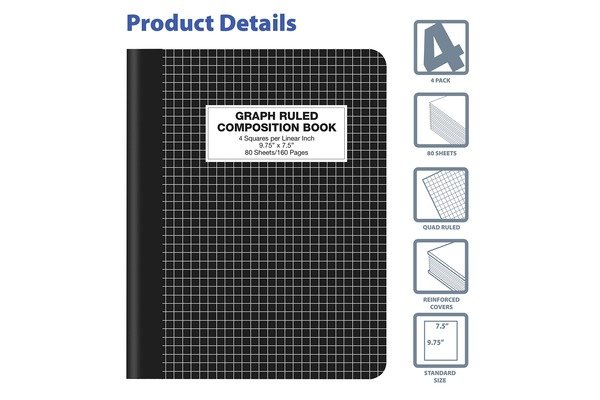 Quad Ruled Notebook